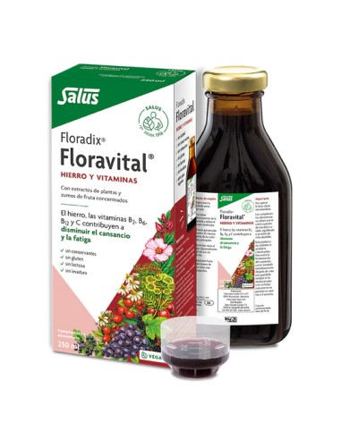 Floradix Floravital Hierro y Vitaminas 250 ml