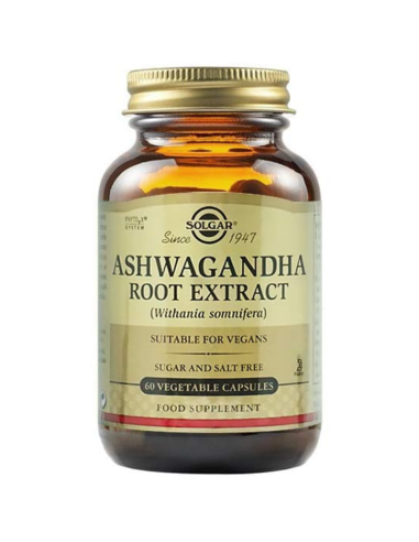 SOLGAR Ashwagandha 60 Cápsulas Vegetales