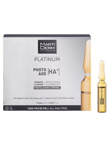 MARTIDERM Platinum Photo Age [HA+] 10 Ampollas