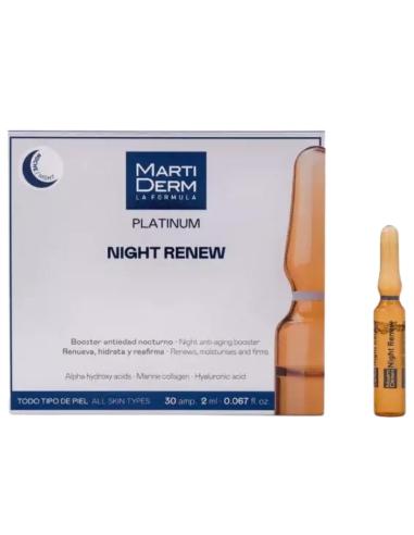 MARTIDERM Platinum Night Renew 30 Ampollas