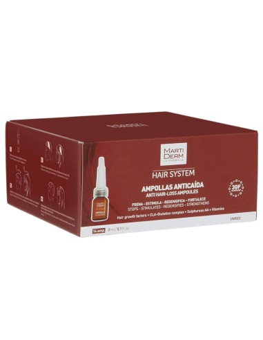 MARTIDERM Hair System Anticaída 14 Ampollas