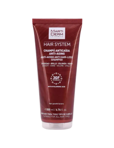 MARTIDERM Hair System Champú Anticaída...