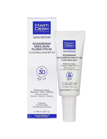 MARTIDERM Skin Repair Rosarepair Emulsión Fluida FPS 30 40 ml