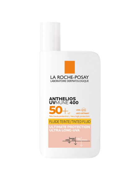 LA ROCHE-POSAY Anthelios UVMUNE 400 SPF50+ Fluido Invisible con Color 50 ml