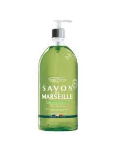BeauTerra Jabón Líquido de Marsella Menta y Limón 1L