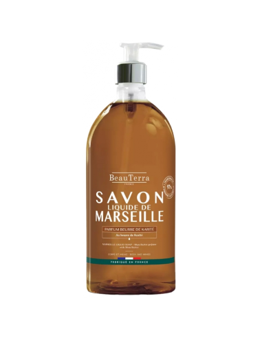 BeauTerra Jabón Líquido de Marsella Manteca de...
