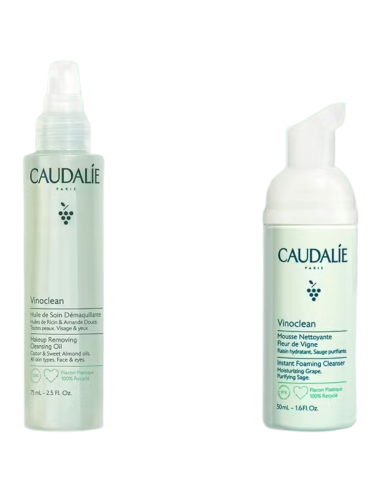 CAUDALIE Cofre Dúo Doble Limpieza Vinoclean