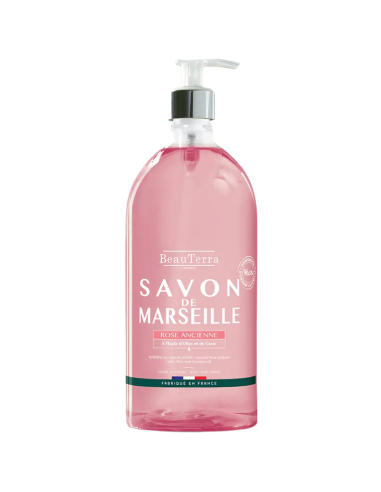 BeauTerra Jabón Líquido de Marsella Rosa...