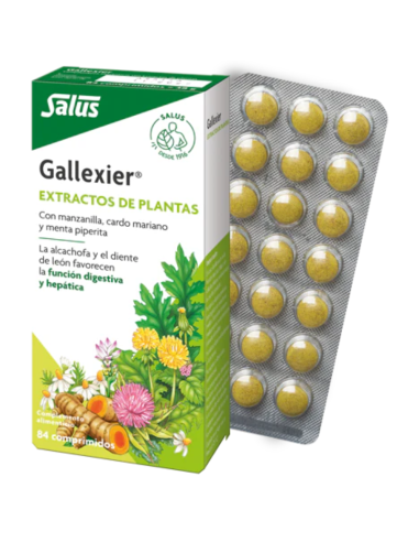 Gallexier Extractos de Plantas 84 Comprimidos