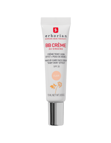 ERBORIAN BB Crème Au Ginseng SPF 20 Clair 15 ml