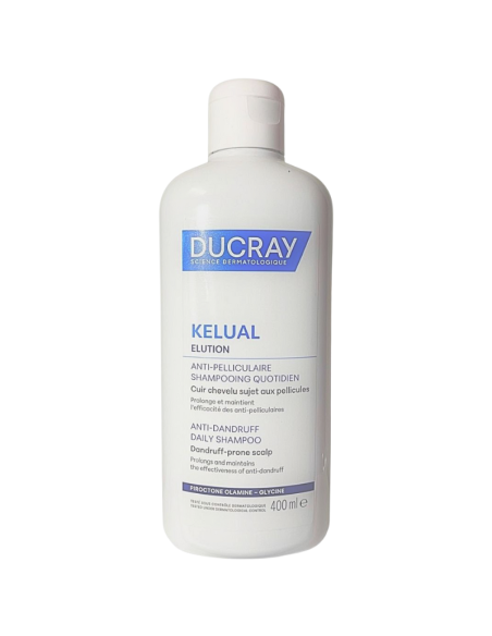 DUCRAY Kelual Elution Anticaspa Champú Uso Frecuente 400 ml
