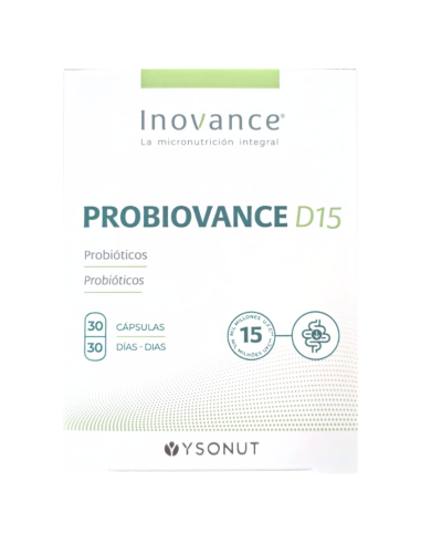 INOVANCE Probiovance D15 30 Cápsulas