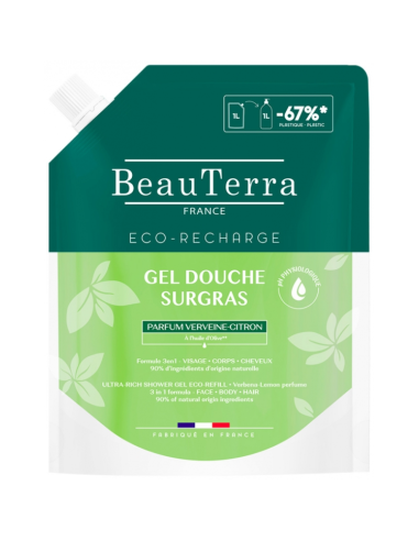 BEAUTERRA Eco-Recarga Gel de Ducha Perfume...