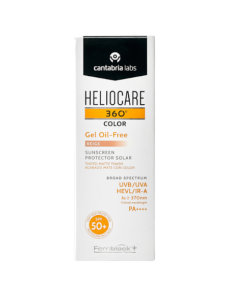 HELIOCARE 360º Gel Oil Free Color Beige SPF50+ 50 ml