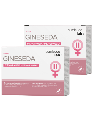 CUMLAUDE Duplo Gineseda Menopausia 2x30 Cápsulas
