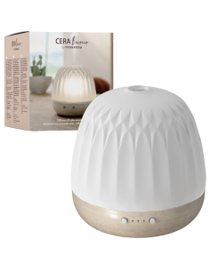 PRANAROM Cera Barocco Difusor Ultrasónico Madera y Cerámica