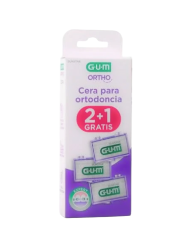 GUM Triplo Ortho Cera para Ortodoncia 723
