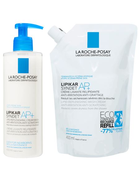 LA ROCHE-POSAY Pack Limpieza Relipidizante Antipicor