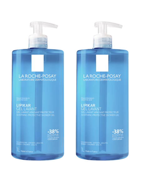 LA ROCHE-POSAY Duplo Lipikar Gel Lavant 2x1L