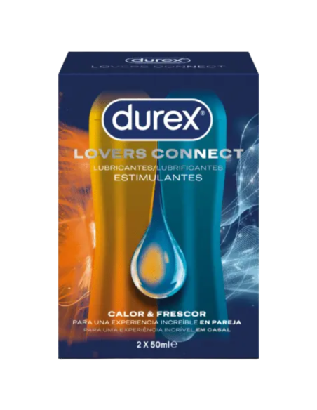 DUREX Pack Lovers Connect Lubricantes Estimulantes 2x50 ml