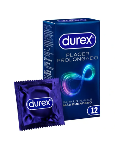 DUREX Placer Prolongado 12 Preservativos