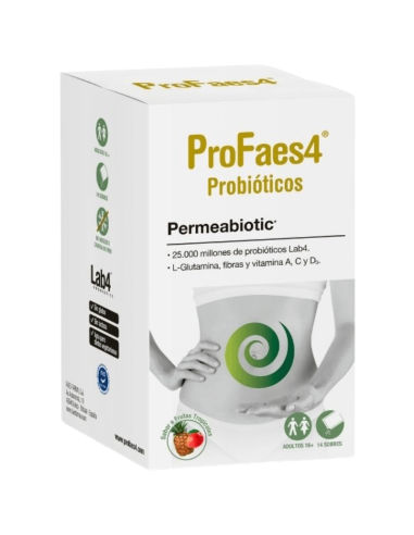 ProFaes4 Probióticos Permeabiotic 14 Sobres
