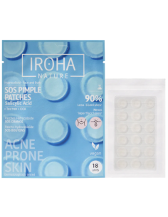 IROHA Nature SOS Granos con Ácido Salicílico 18 Parches