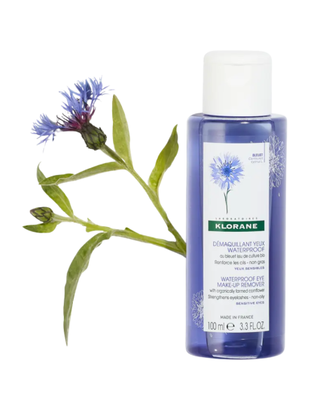 KLORANE Desmaquillante de Ojos Waterproof con Aciano 100 ml