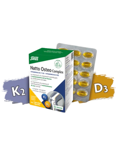 Natto Osteo Complex K2 y D3 45 Cápsulas