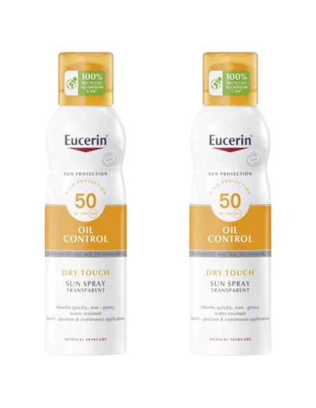 EUCERIN Duplo Sun Body Oil Control Aerosol Spray SPF50 2x200 ml