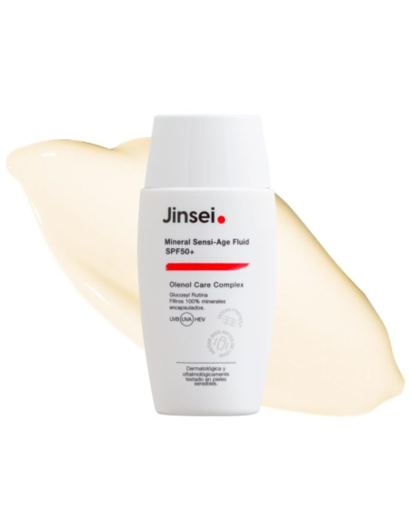 JINSEI Mineral Sensi-Age Fluid SPF50+ 50 ml
