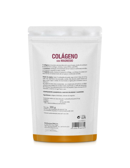 ANA MARÍA LAJUSTICIA Colágeno con Magnesio Polvo Sabor Neutro 350g