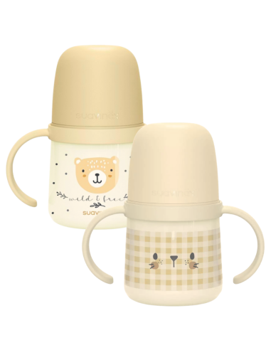 SUAVINEX Biberón con Asas +6 Meses 150 ml