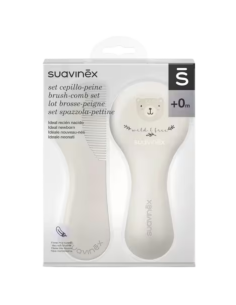 SUAVINEX Set Cepillo-Peine Blanco +0 Meses