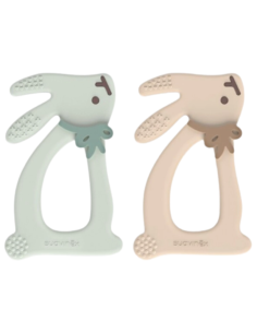 SUAVINEX Mordedor de Silicona Conejo +0 Meses