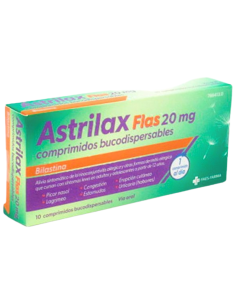 Astrilax Flas 20 mg Bilastina 10 Comprimidos...