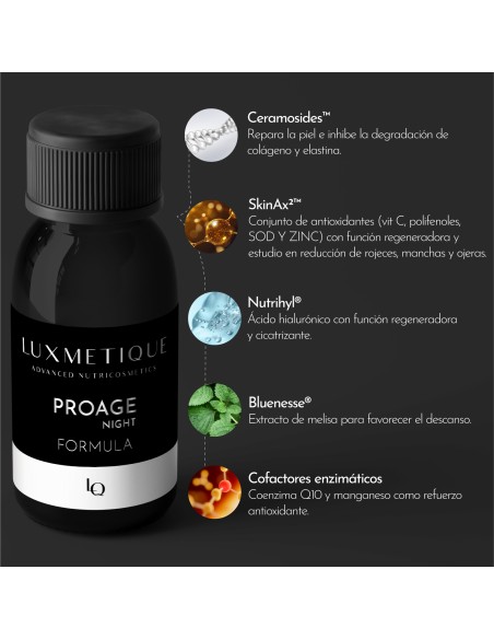 LUXMETIQUE Proage Night Formula 15 Viales Bebibles de 30 ml