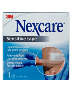 NEXCARE Sensitive Tape Esparadrapo de Papel 2,5 cm x 5 m
