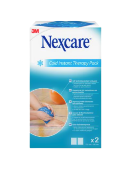 NEXCARE Cold Instant Therapy Pack 2 Unidades 150 mm x 180 mm