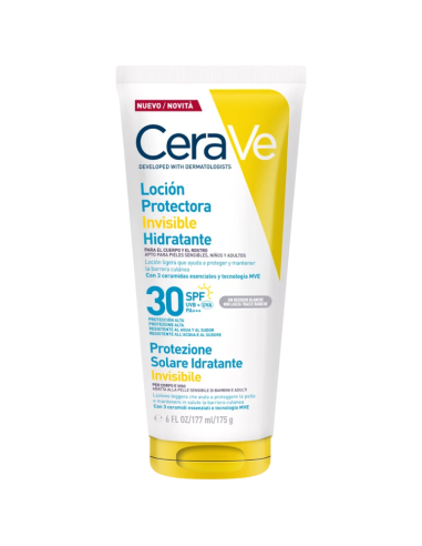 CeraVe Loción Protectora Invisible Hidratante...