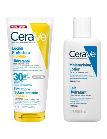 CeraVe Pack Protección + Hidratación de Viaje SPF30