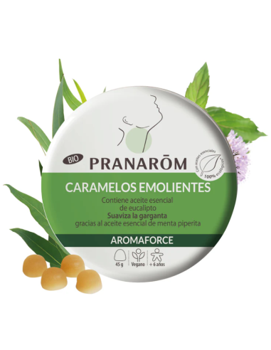 PRANAROM Aromaforce Caramelos Emolientes...