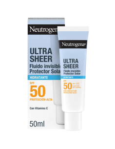 NEUTROGENA Ultra Sheer Fluido Invisible Hidratante SPF50...