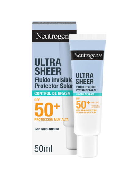 NEUTROGENA Ultra Sheer Fluido Invisible Control de Grasa SPF50+ 50 ml