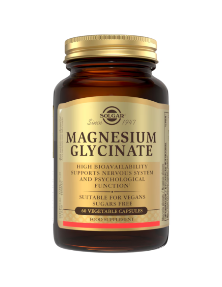 SOLGAR Magnesium Glycinate 60 Cápsulas Vegetales