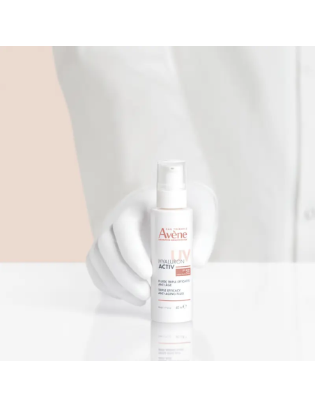 AVÈNE Hyaluron Activ UV SPF50 Fluido Triple Eficacia Antiedad 40 ml