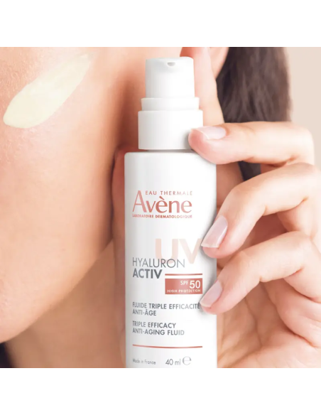AVÈNE Hyaluron Activ UV SPF50 Fluido Triple Eficacia Antiedad 40 ml