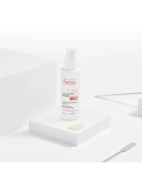AVÈNE Hyaluron Activ UV SPF50 Fluido Triple Eficacia Antiedad 40 ml