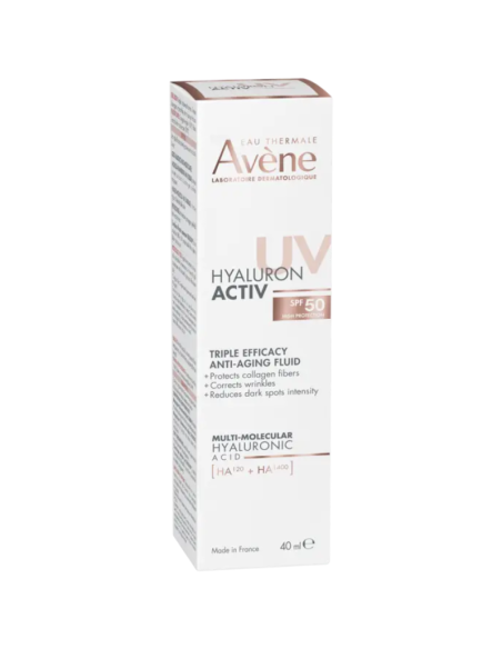 AVÈNE Hyaluron Activ UV SPF50 Fluido Triple Eficacia Antiedad 40 ml