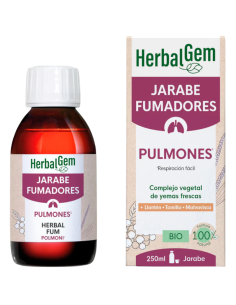 HerbalGem Jarabe Fumadores Pulmones 250 ml